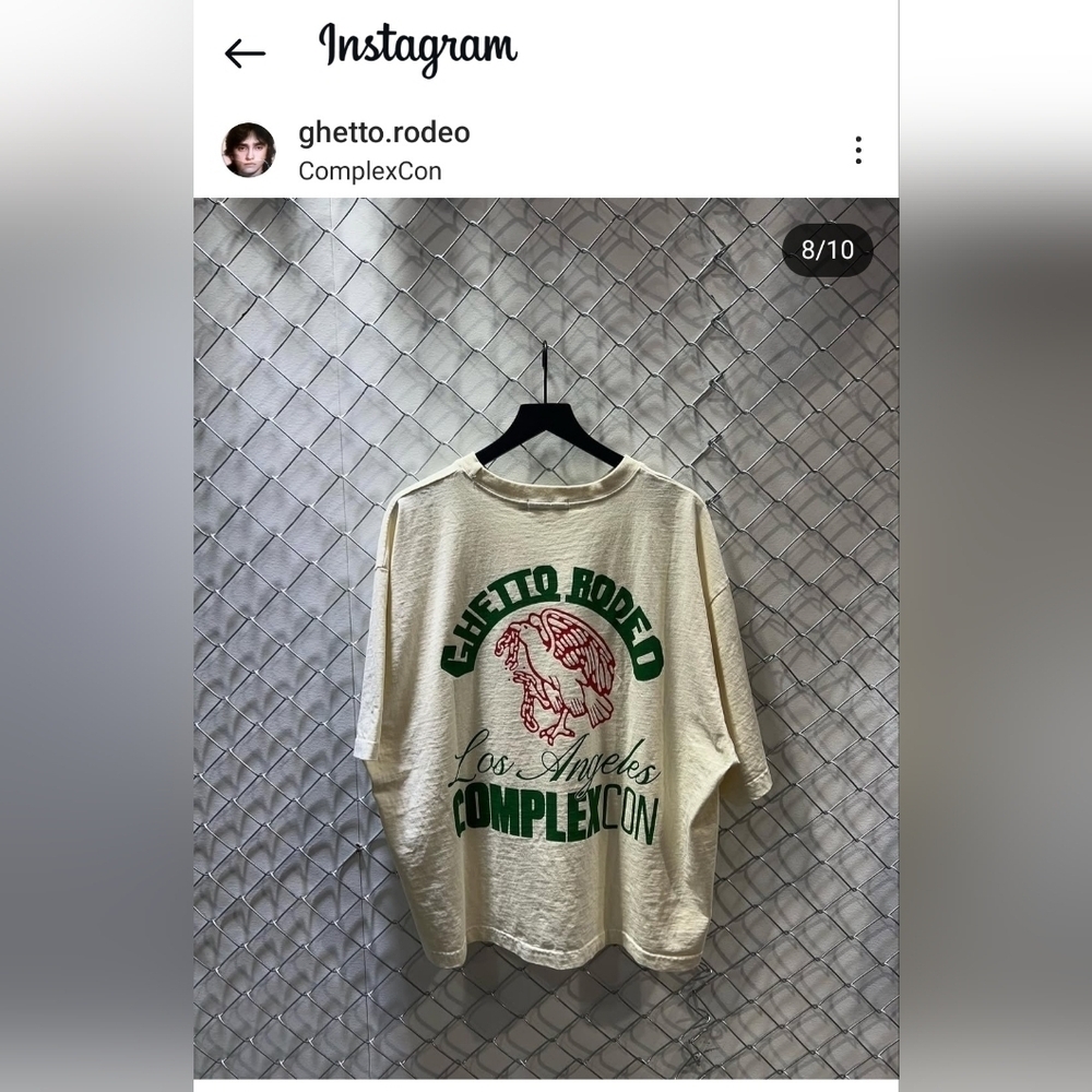 Ghetto Rodeo ComplexCon Tee – Rare, Sold Out, Oversized Fit (L)